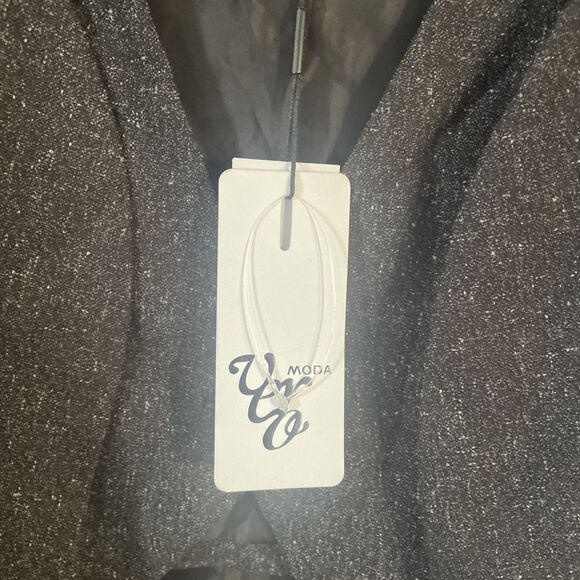 Vero Moda Cloak Vest in Dark Grey Cropped Attached Vest NWT 165 / 84a Small - Picture 5 of 7